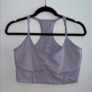 Blogilates lavender sports bra